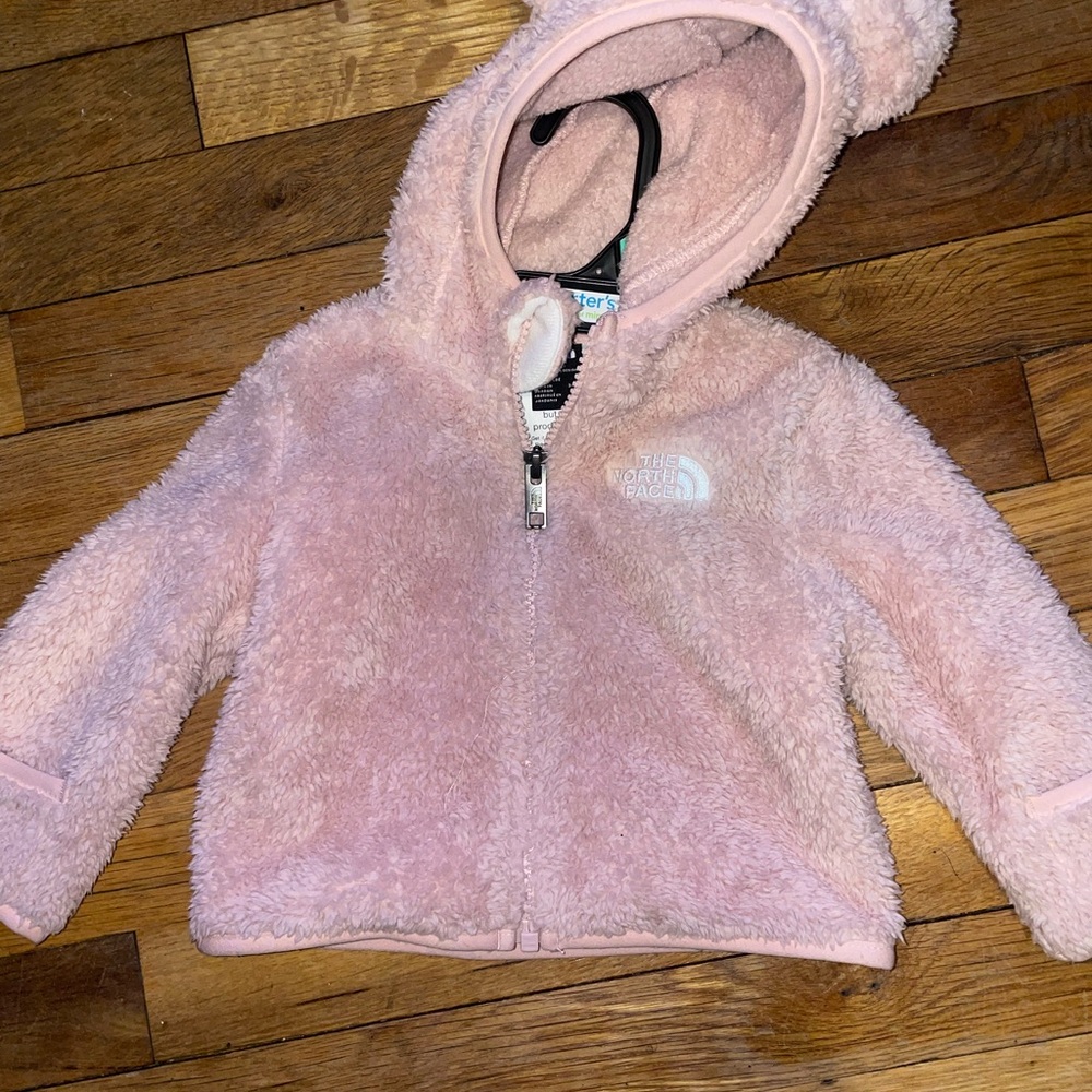 North face Pink Fleece Hoodie for Kids